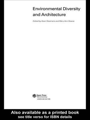 cover image of Environmental Diversity in Architecture